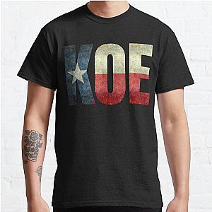 Mens Womens Koe WetzelTexas Flag Funny Fans Classic T-Shirt