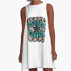 Retro Vintage Koe Wetzel Koe Wetzel Love You A-Line Dress