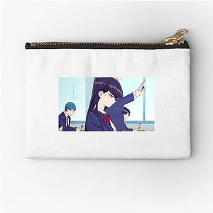 Komi Speaks in Vibes Komi Can't Communicate Zipper Pouches