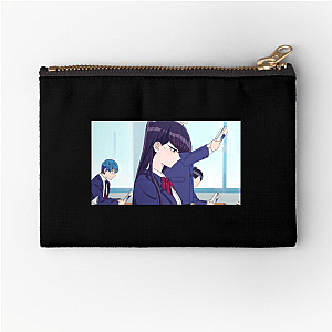 Komi Speaks in Vibes Komi Can't Communicate Zipper Pouches