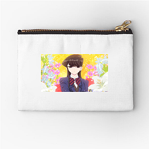 Komi = Soft Power Queen Komi Can't Communicate Zipper Pouches