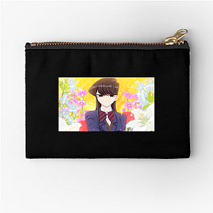 Komi = Soft Power Queen Komi Can't Communicate Zipper Pouches