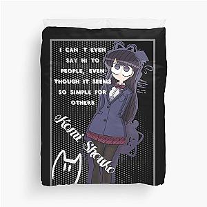 Komi san cant communicate Duvet Cover