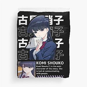 Komi san cant communicate Duvet Cover