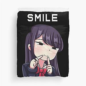 Komi from Komi Can't Communicate Anime Komi San Retro - Komi Shouko Smile Duvet Cover