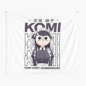 Attractive Alluring Teenager Beautiful Komi San Cant Communicate Vintage Tapestry