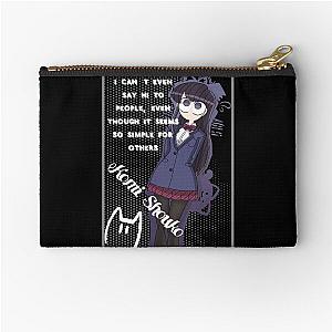 Komi san cant communicate Zipper Pouch