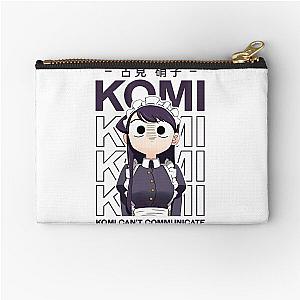 Attractive Alluring Teenager Beautiful Komi San Cant Communicate Vintage Zipper Pouch