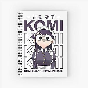 Komi san cant communicate Spiral Notebook