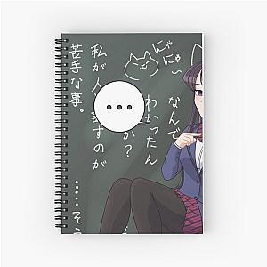 Komi San Can't Communicate Fanart Spiral Notebook