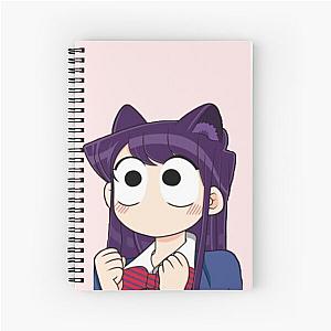 Komi san Cat Ears Spiral Notebook