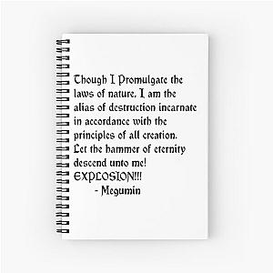 Megumin Konosuba Notebook