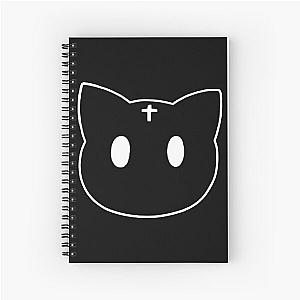 Konosuba Chomusuke Blank and White Spiral Notebook