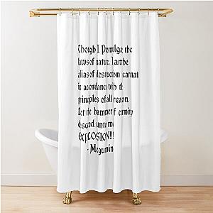 KonoSuba Megumin Shower Curtain