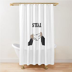 KonoSuba Kazuma Steal White Shower Curtain