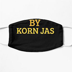 Easily Distracted by Korn Jas, Graphic Cat Design Flat Mask