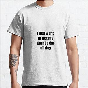 Korn Ja Cat Lover Mom Dad Funny Gift Classic T-Shirt