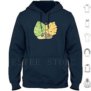 Yaha-Hug Korok Legend Of Breath Of The Wild Cute Leaf Friends Love Heart Hoodies