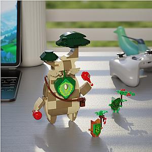 Breath of the Wild Yahaha Boss and 2-in-1 Mini Yahaha Tan Korok Building Blocks