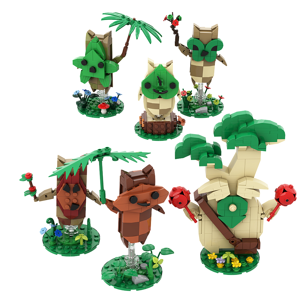 Zelda Korok Yahaha Game Breath Of The Wild Building Blocks | Korok ...