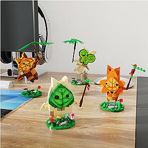 Breathed of the Wild Yahaha Tan Korok 4 in 1 Game Building Blocks