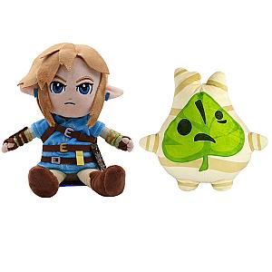 20cm Green Korok And Link Korok Zelda Stuffed Toy Plush
