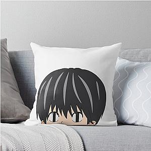 Kotaro peeker lives alone throw pillow