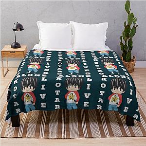 Kotaro Lives Alone Cute Throw Blanket