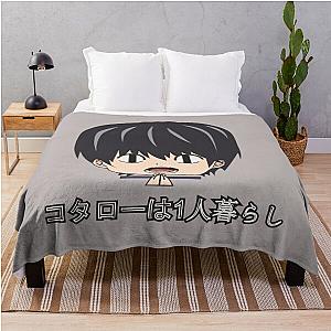 Kotaro Lives Alone Anime Throw Blanket