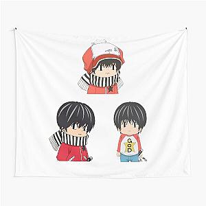 Kotaro Pack - Kotaro Lives Alone Tapestry