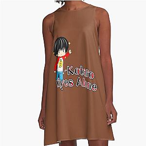 Kotaro Lives Alone a line dress