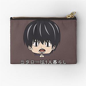 Kotaro Lives Alone Anime Vector Zipper Pouch