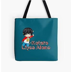 Kotaro Lives Alone All Over Print Tote Bag