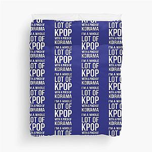 A LOT OF KPOP - BLUE Duvet Cover