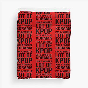 A LOT OF KPOP - RED Duvet Cover