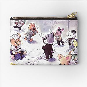 Stray Kids - skzoo playing in the snow Zipper Pouch