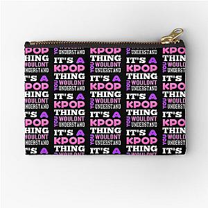 A KPOP THING - BLACK Zipper Pouch