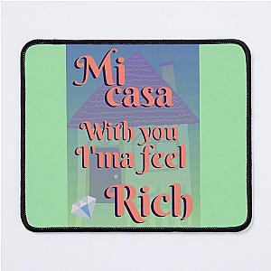 Home BTS Lyrics Kpop song MI CASA Mouse Pad