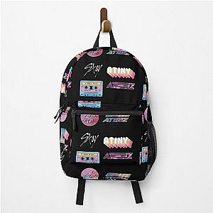 Stray Kids Ateez Staytiny Kpop [BUY MEDIUM OR LARGER FOR STICKER PACK] Backpack