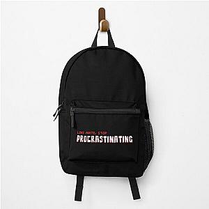 STOP PROCRASTINATING Stray Kids Bangchan Funny Meme Quote Kpop Backpack