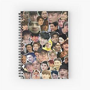 EXO - Meme Face Collage Spiral Notebook