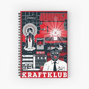 Kraftklub Band Rocker German Spiral Notebook