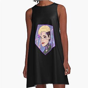 Cyberpunk Kristen Stewart A-Line Dress