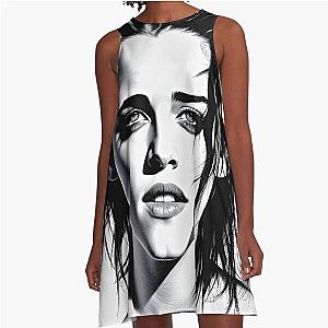 portrait of Kristen Stewart A-Line Dress