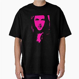Kristen Stewart Pink Oversized T-Shirt