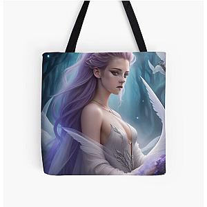 Kristen Stewart from Twilight Saga All Over Print Tote Bag