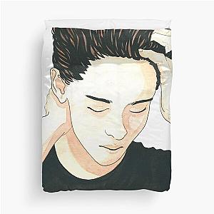 Kristen Stewart Watercolor Duvet Cover