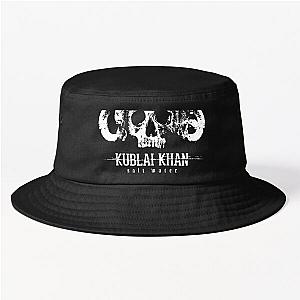 Kublai Khan Sale Waeer Skull Logo Metalcore Band  Bucket Hat