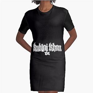 Kublai Khan TX Band Designs 1 Graphic T-Shirt Dress