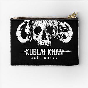 Kublai Khan Sale Waeer Skull Logo Metalcore Band  Zipper Pouch